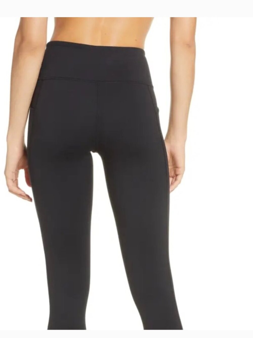 Z by Zella Live In High Waist Pocket Crop Leggings LARGE